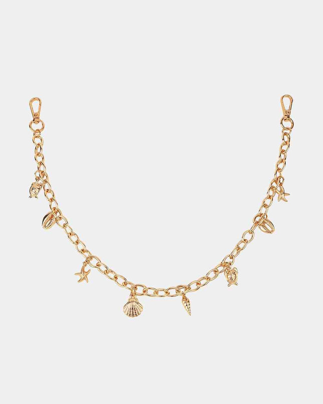 Sea Element Charm Iron Chain Belt