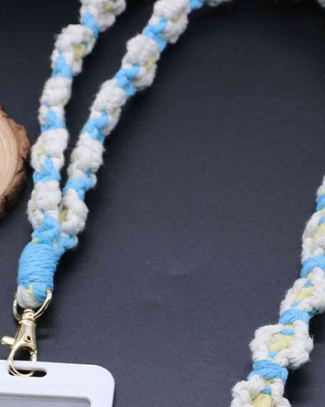 Flower Macrame Phone Lanyard