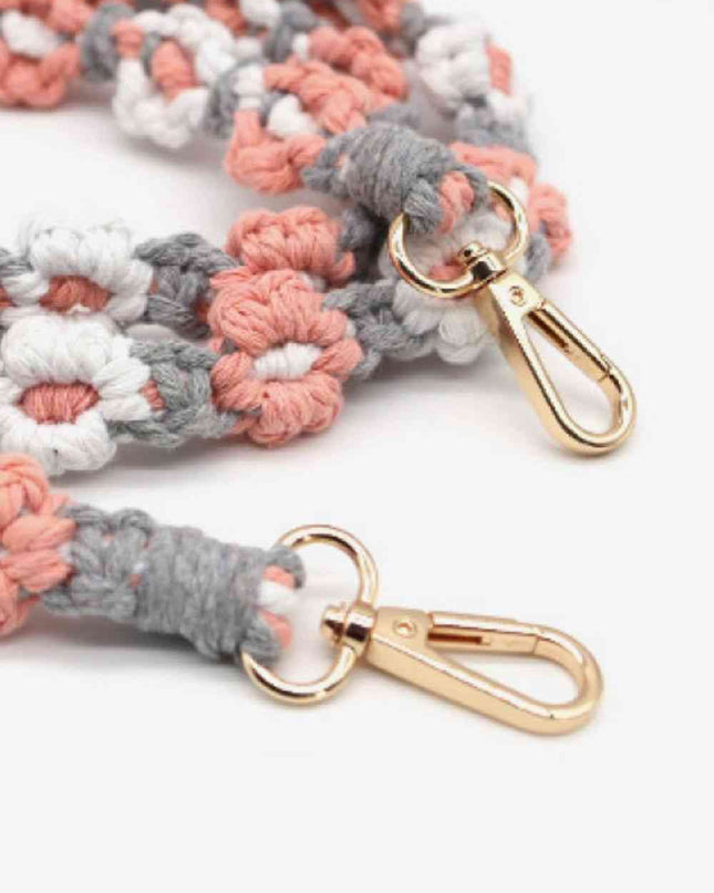Macrame Flower Lanyard