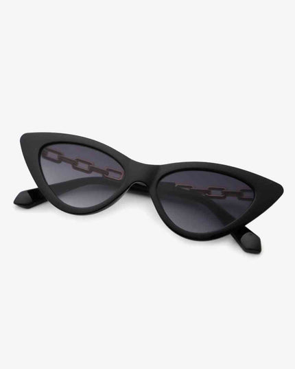 Chain Detail Cat-Eye Sunglasses