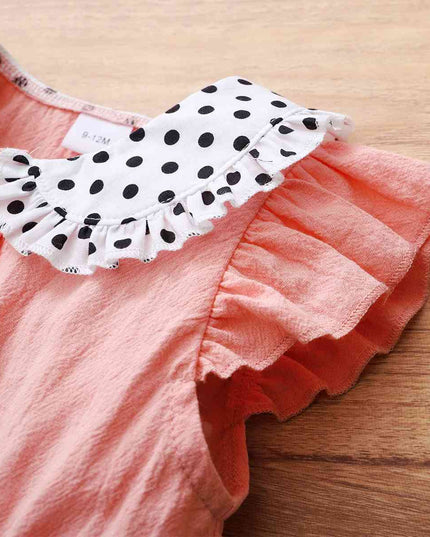 Polka Dot Bow Detail Dress