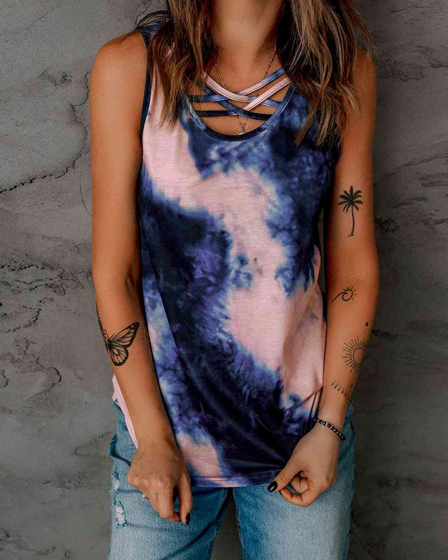 Tie-Dye Crisscross Tank