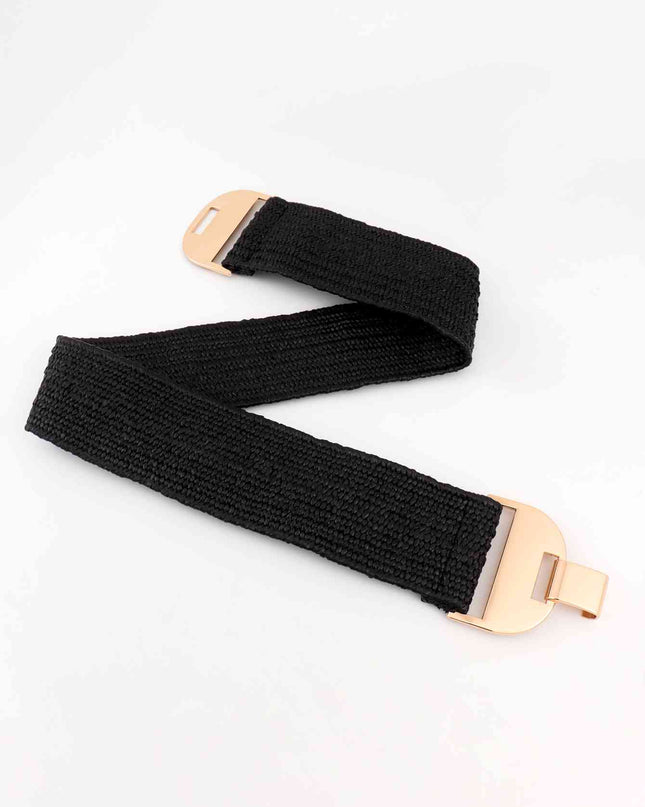 Alloy Buckle Elastic Belt