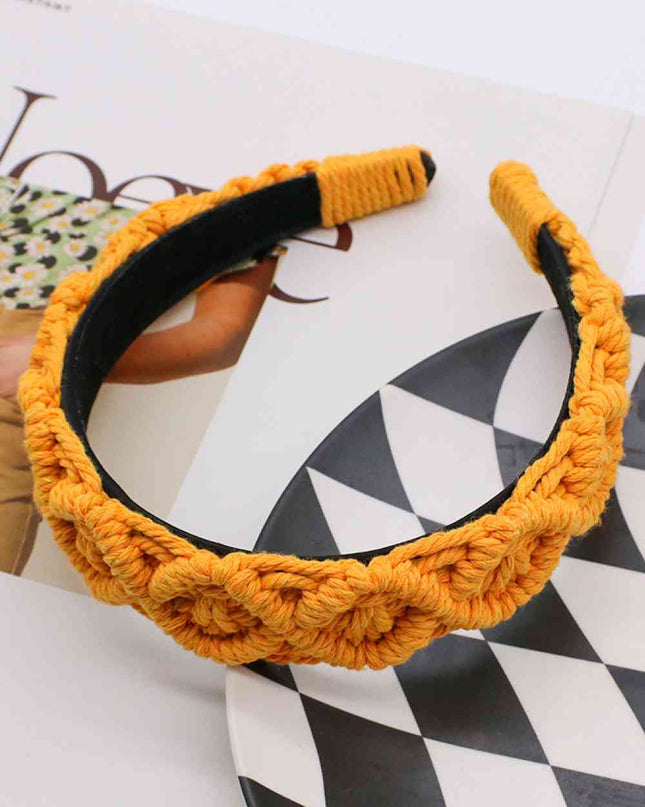 Can't Stop Your Shine Macrame Headband