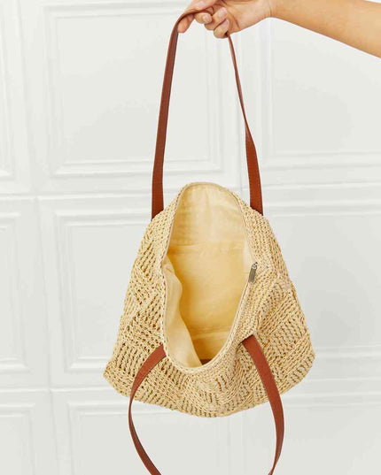 Fame Picnic Date Straw Tote Bag