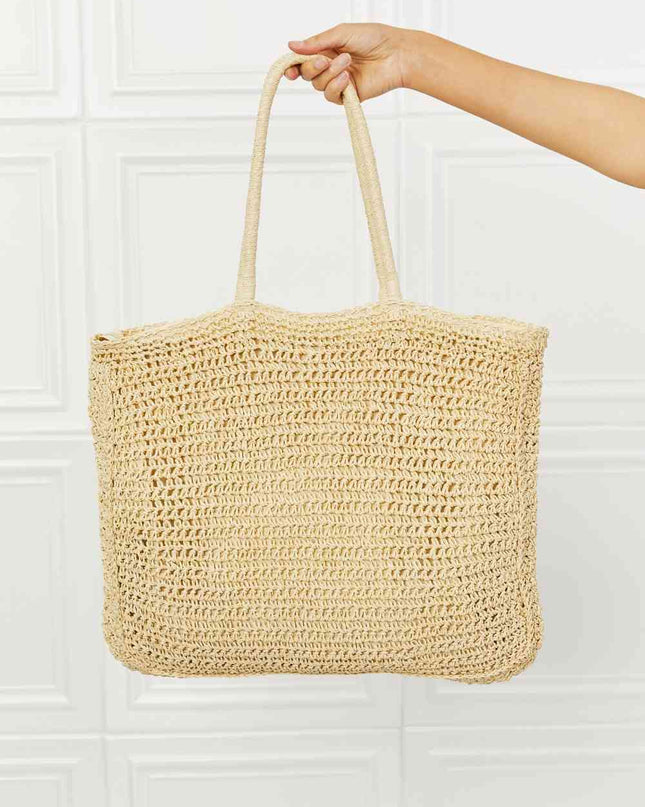 Fame Off The Coast Straw Tote Bag