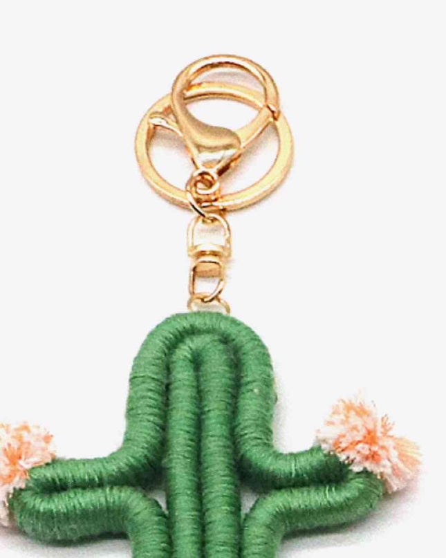Assorted 4-Pack Hand-Woven Keychain with Clasp