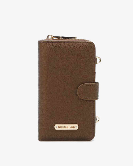 Nicole Lee USA Two-Piece Crossbody Phone Case Wallet