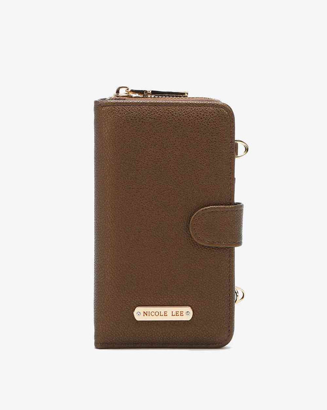 Nicole Lee USA Two-Piece Crossbody Phone Case Wallet