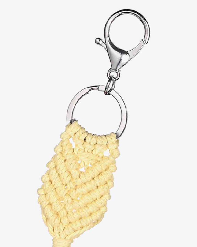 Assorted 4-Pack Handmade Fringe Keychain