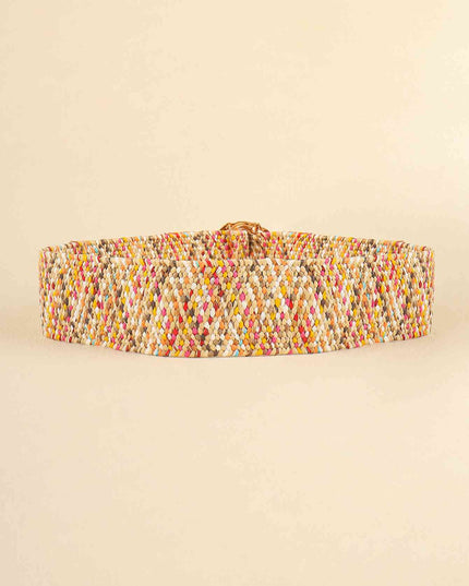 Multicolored Wide Belt