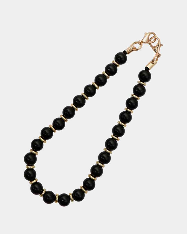 Beaded Natural Stone Key Chain