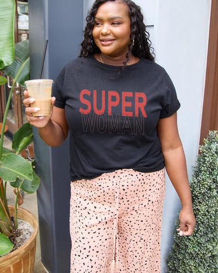 Simply Love Full Size SUPERWOMAN Short Sleeve T-Shirt