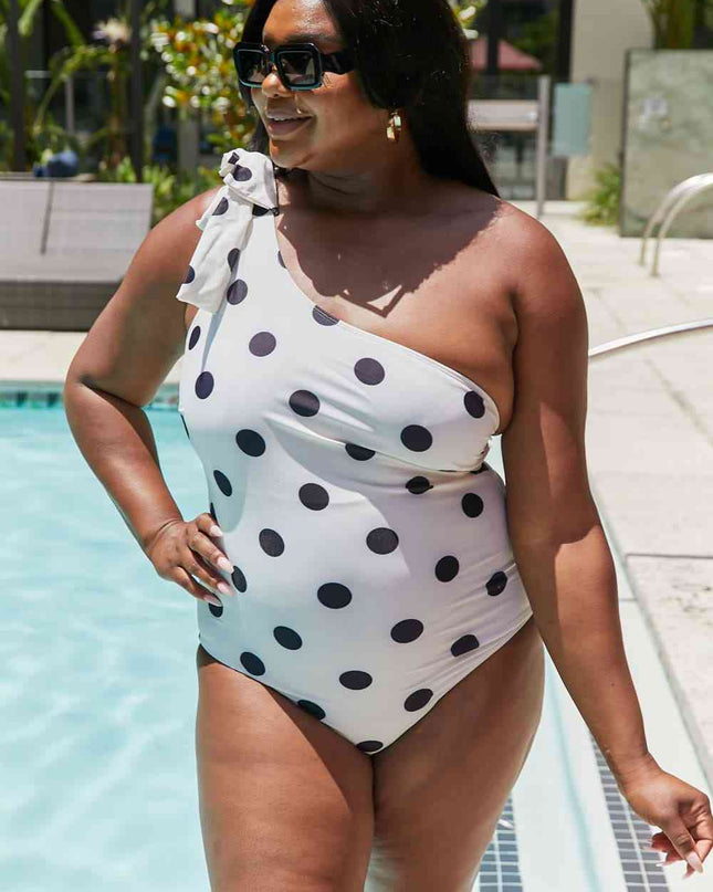 Marina West Swim Deep End One-Shoulder One-Piece Swimsuit
