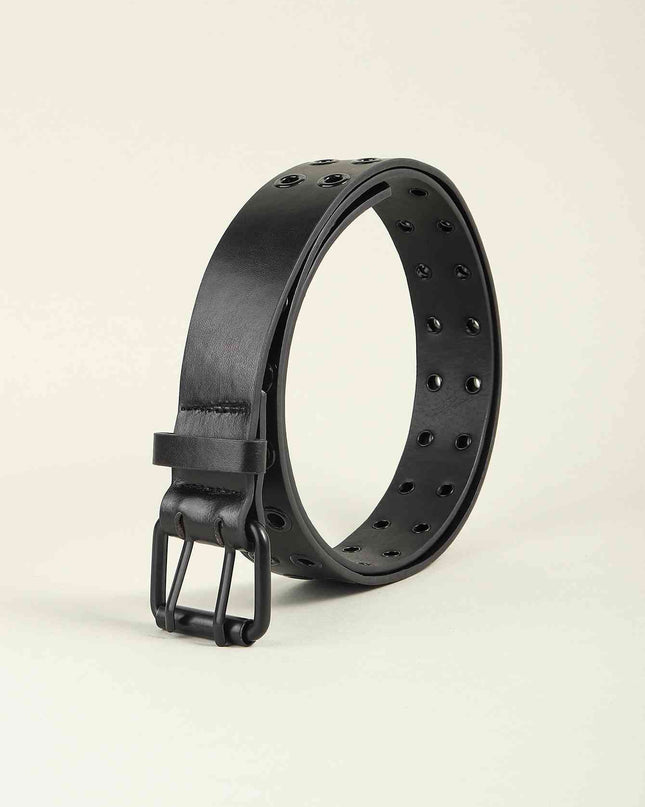 Grommet PU Leather Belt