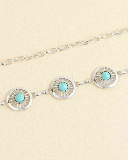 Vintage Turquoise Alloy Belt