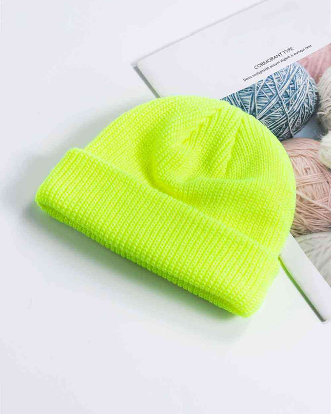 Cozy Rib-Knit Cuff Beanie