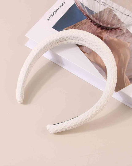 Wide Waffle Headband