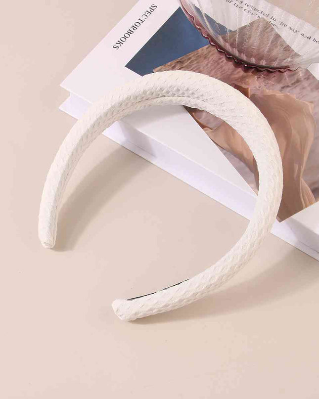 Wide Waffle Headband