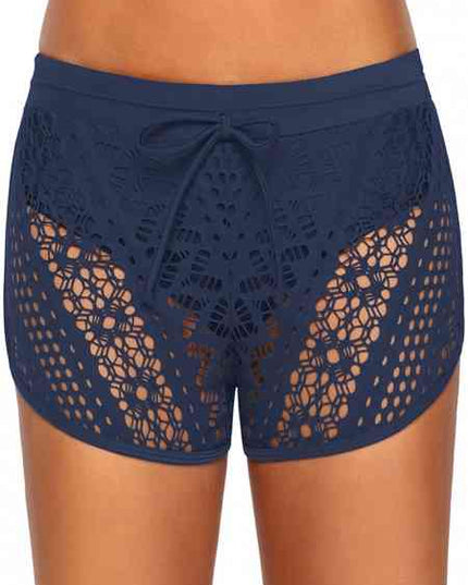 Tied Lace Swim Bottoms