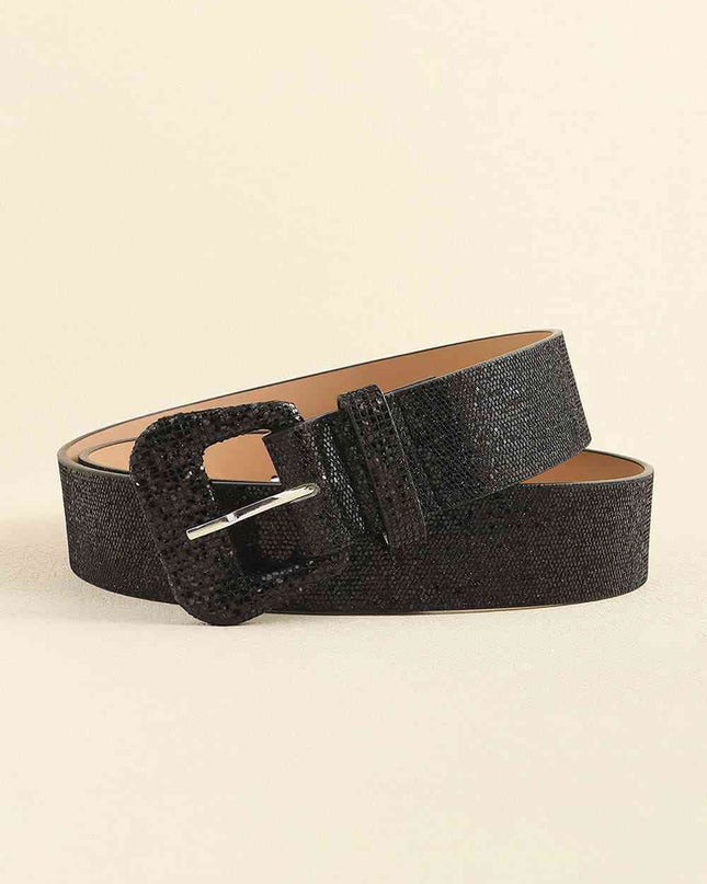 Glitter PU Leather Belt