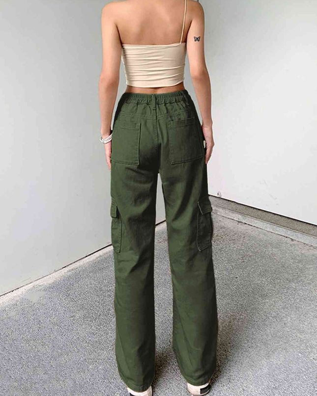 Straight Jeans with Pockets