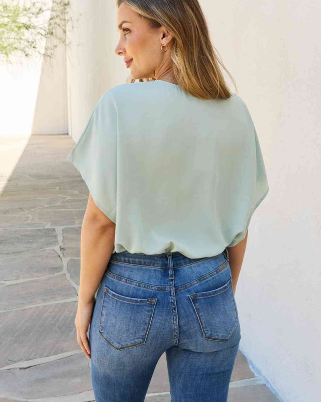 HEYSON On The Daily Full Size Surplice Bodysuit