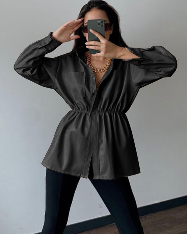 Snap Down Collared Jacket