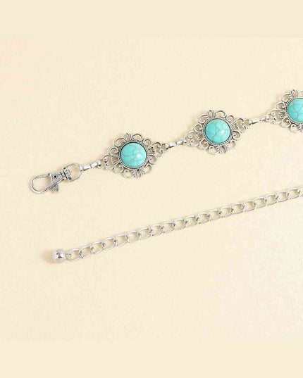 Vintage Turquoise Alloy Belt