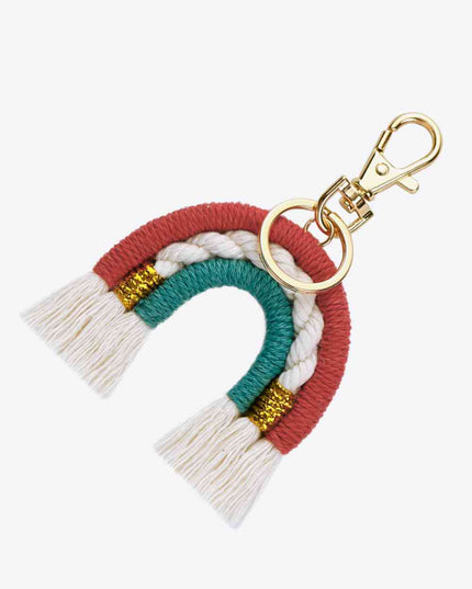 Random 4-Pack Rainbow Tassel Key Chain