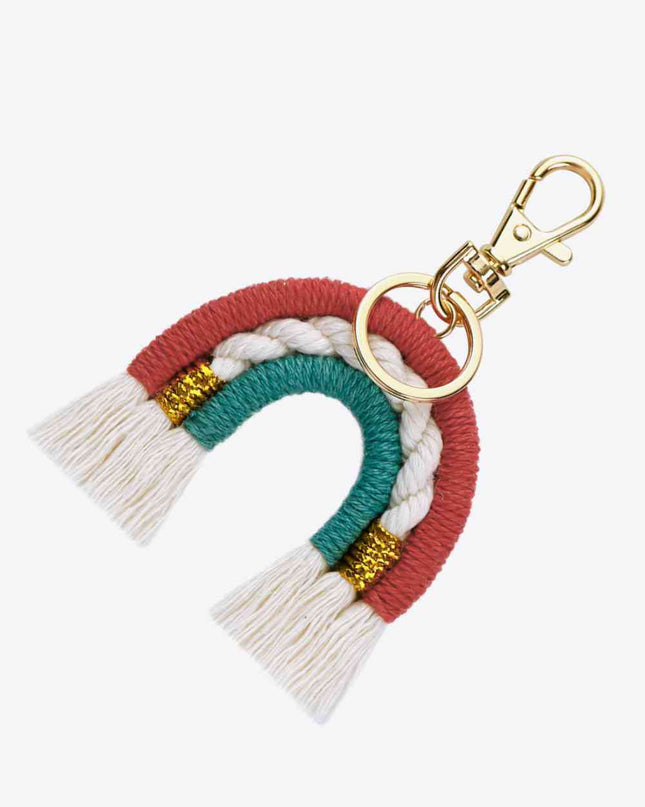 Random 4-Pack Rainbow Tassel Key Chain