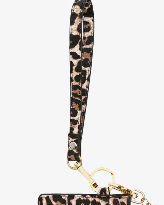 Printed Tassel Keychain with Wallet