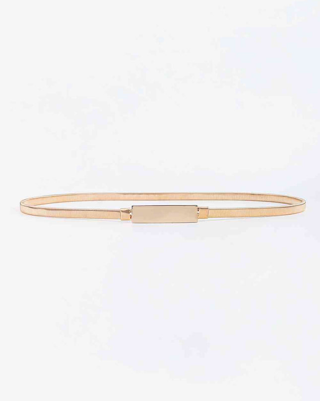Elastic Iron Skinny Belt