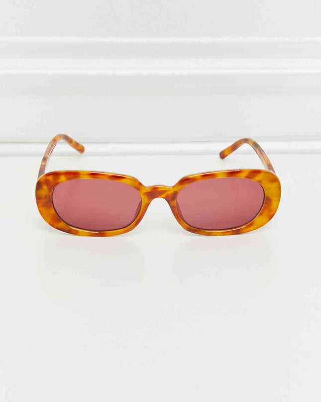 Oval Full Rim Sunglasses