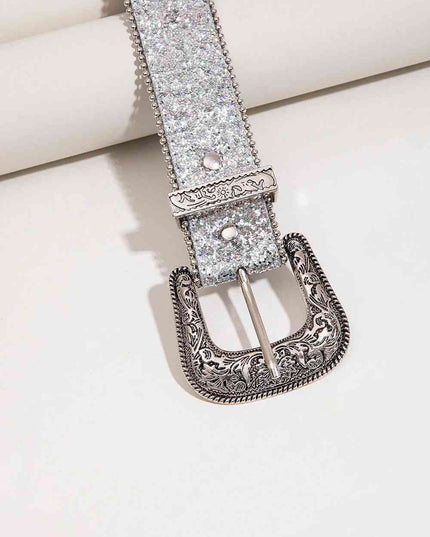 Grommet PU Leather Belt