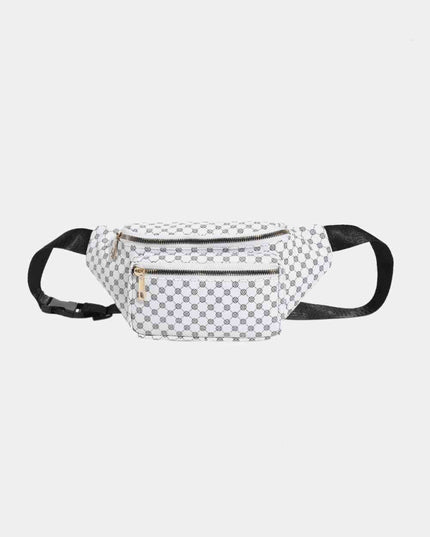 Printed PU Leather Sling Bag