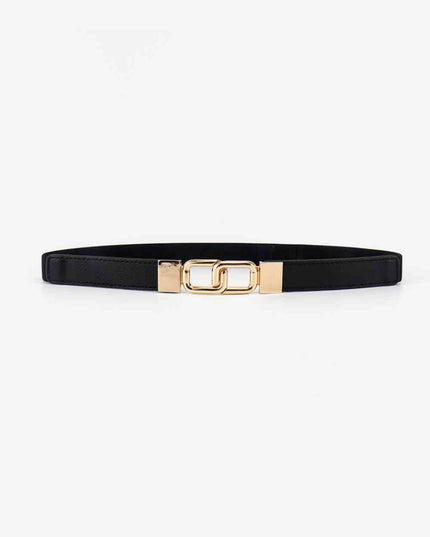 Geometric Double Buckle Elastic Belt