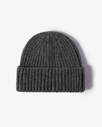 Rib-Knit Cuff Beanie