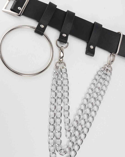 PU Belt with Chain