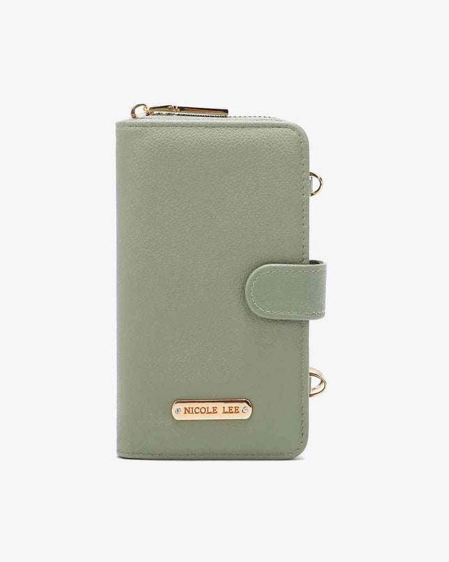 Nicole Lee USA Two-Piece Crossbody Phone Case Wallet