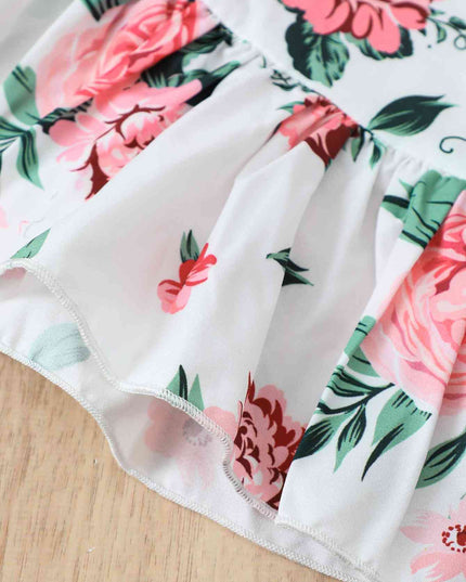 Floral Spaghetti Strap Flare Leg Jumpsuit
