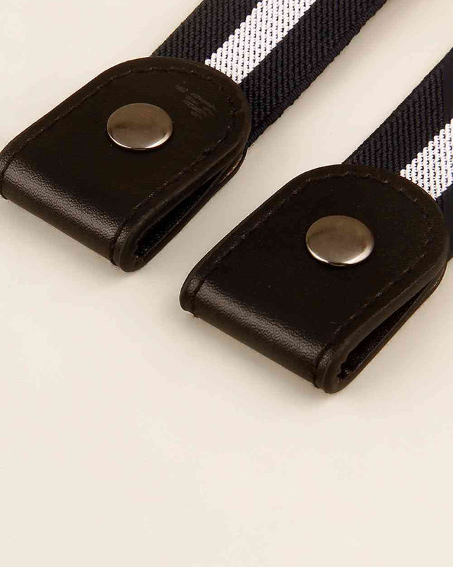 PU Elastic Snap Closure Belt