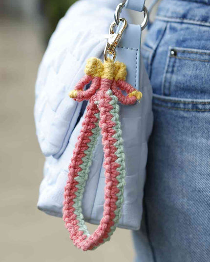 Butterfly Shape Macrame Key Chain