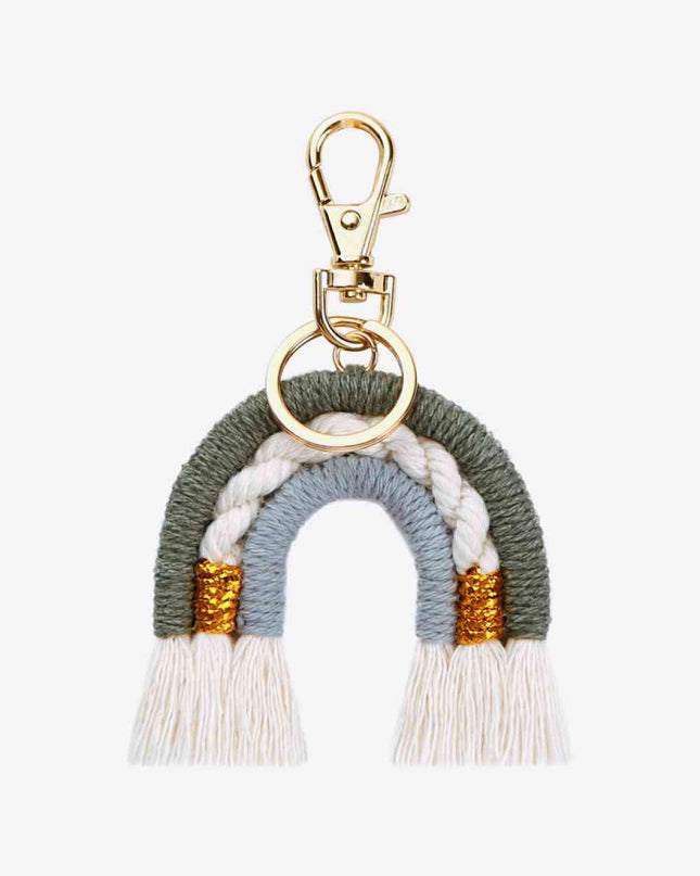 Random 4-Pack Rainbow Tassel Key Chain