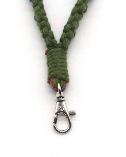 Assorted 4-Pack Hand-Woven Flower Macrame Wristlet Keychain