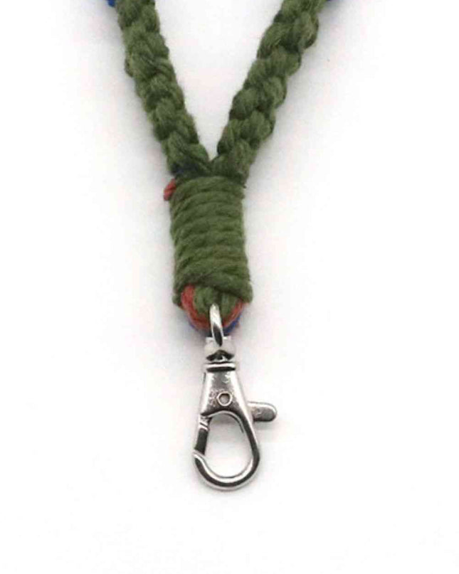 Assorted 4-Pack Hand-Woven Flower Macrame Wristlet Keychain