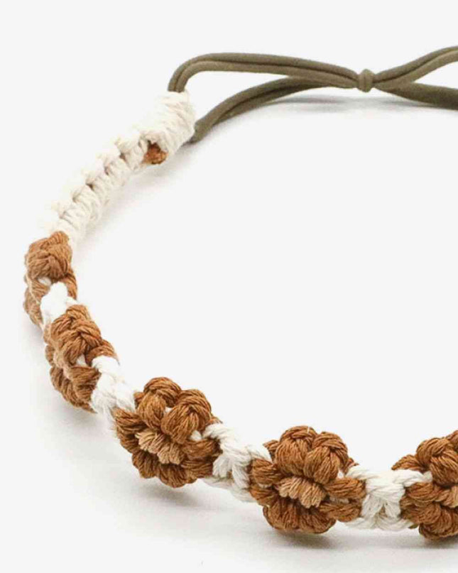 Assorted 2-Pack In My Circle Daisy Macrame Headband