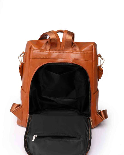 Zipper Pocket Backpack