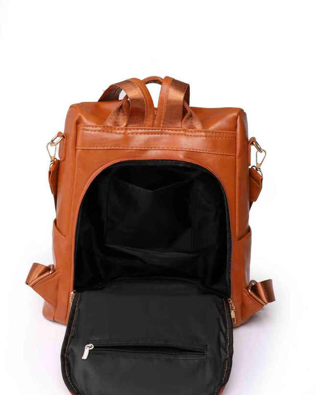 Zipper Pocket Backpack
