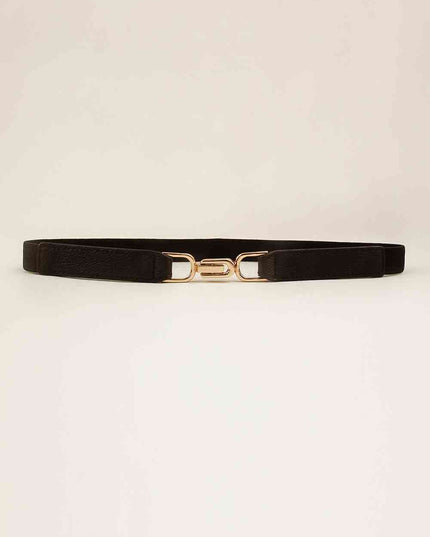 Alloy Buckle Elastic Belt
